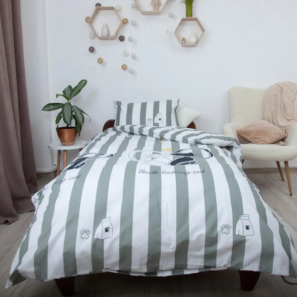 Комплект постільної білизни ТЕП "Soft dreams" Котячі легенди, 50x70 підлітковий 