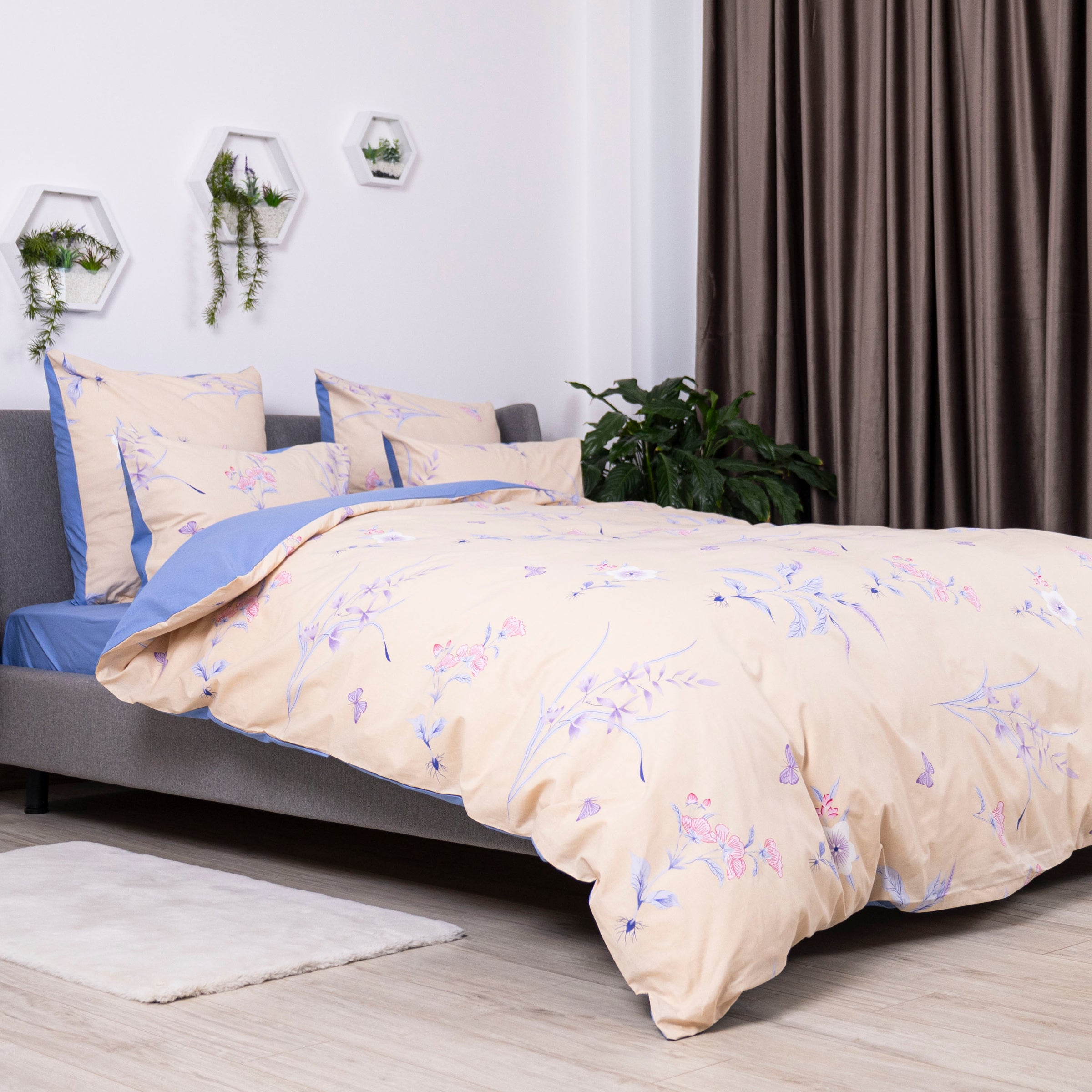 Комплект постільної білизни ТЕП "Soft dreams" Квітуча Магія, 70x70 двоспальний 