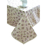 Скатертина з мереживом Прованс Lilac Rose 120х140