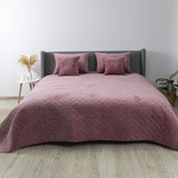 Покривало ТЕП "VELOUR" 220*240 см Mesa Rose/ромб круглий