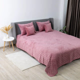 Покривало ТЕП "VELOUR" 180*240 см Mesa Rose/ромб круглий