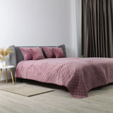 Покривало ТЕП "VELOUR" 220*240 см Mesa Rose/ромб круглий