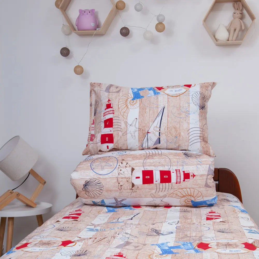 Комплект постільної білизни ТЕП "Soft dreams" Морський круіз, 50x70 підлітковий 