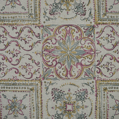Скатертина на святковий стіл Mosaic з кантом ПРОВАНС, 140х140см 008469