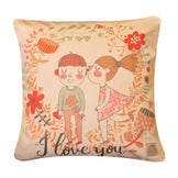 Декоративная наволочка I Love you ПРОВАНС, 45х45см 011623