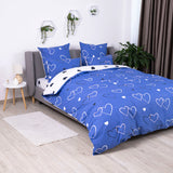 Комплект постільної білизни "ТЕП" NAVY BLUE LOVE, 70x70 сімейний 