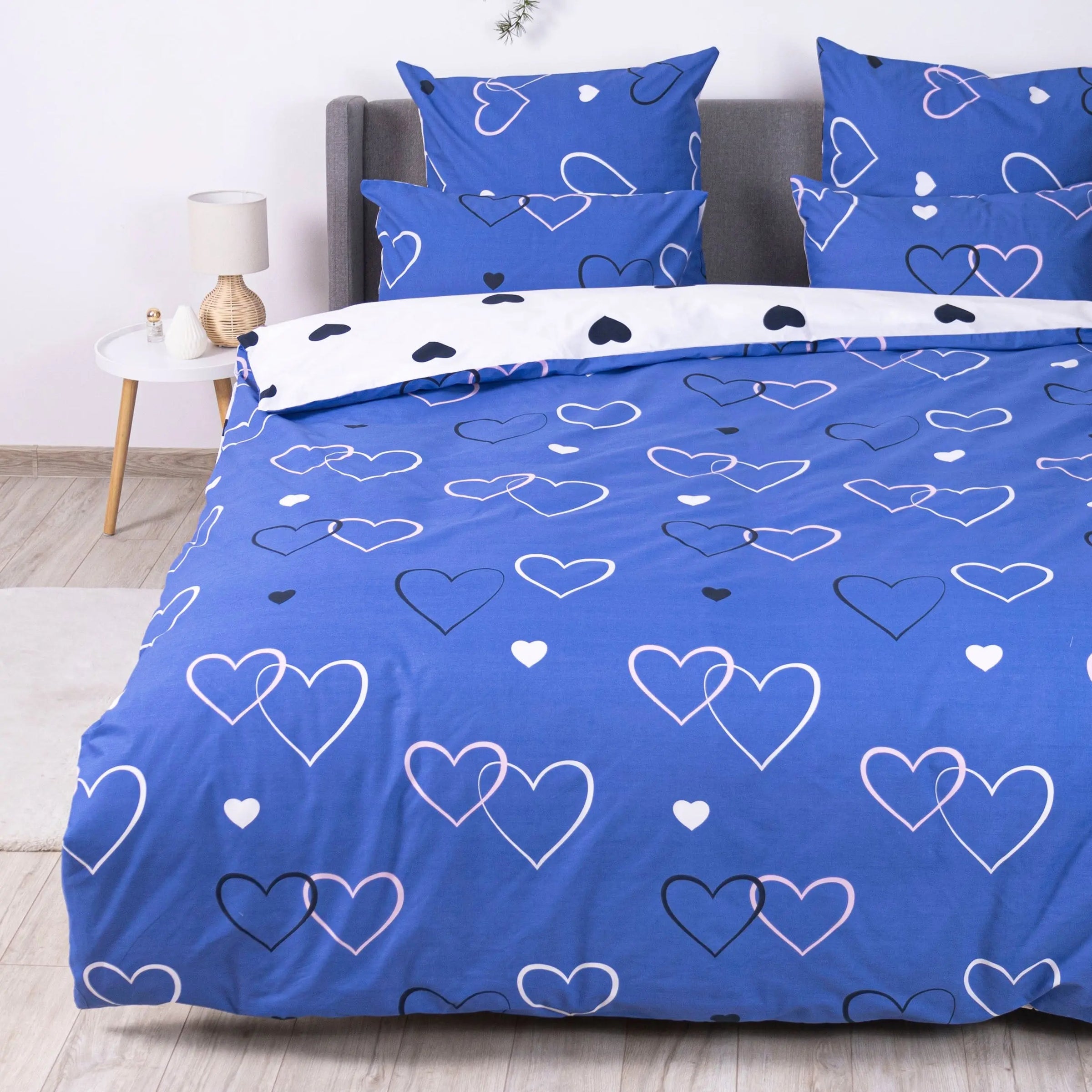 Комплект постільної білизни "ТЕП" NAVY BLUE LOVE, 70x70 сімейний 