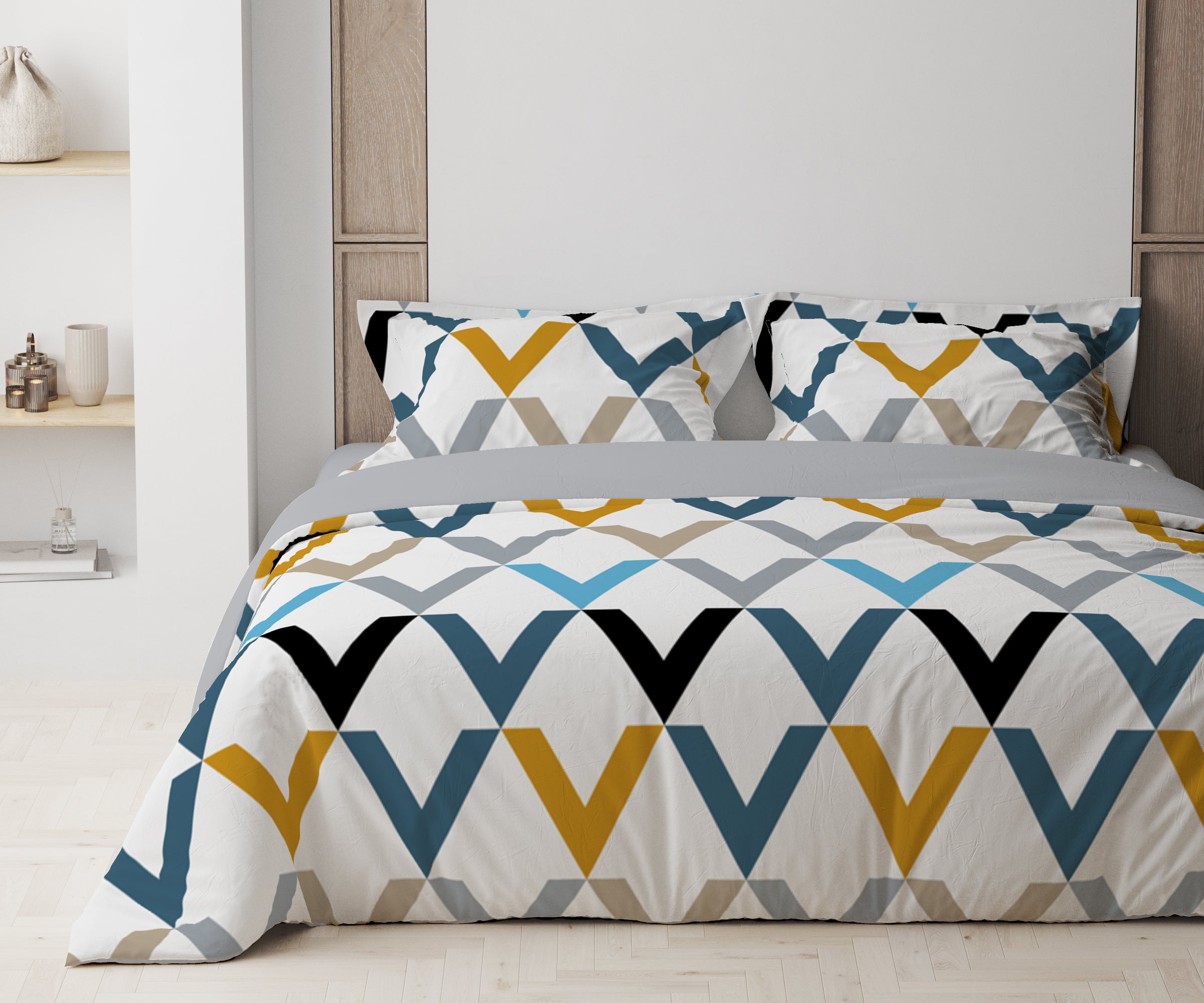 Комплект постільної білизни ТЕП "Happy Sleep" Pales Gray, 50x70 двоспальний