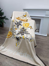 Новорічний плед Ялинка ПРОВАНС, 130х170см 030404