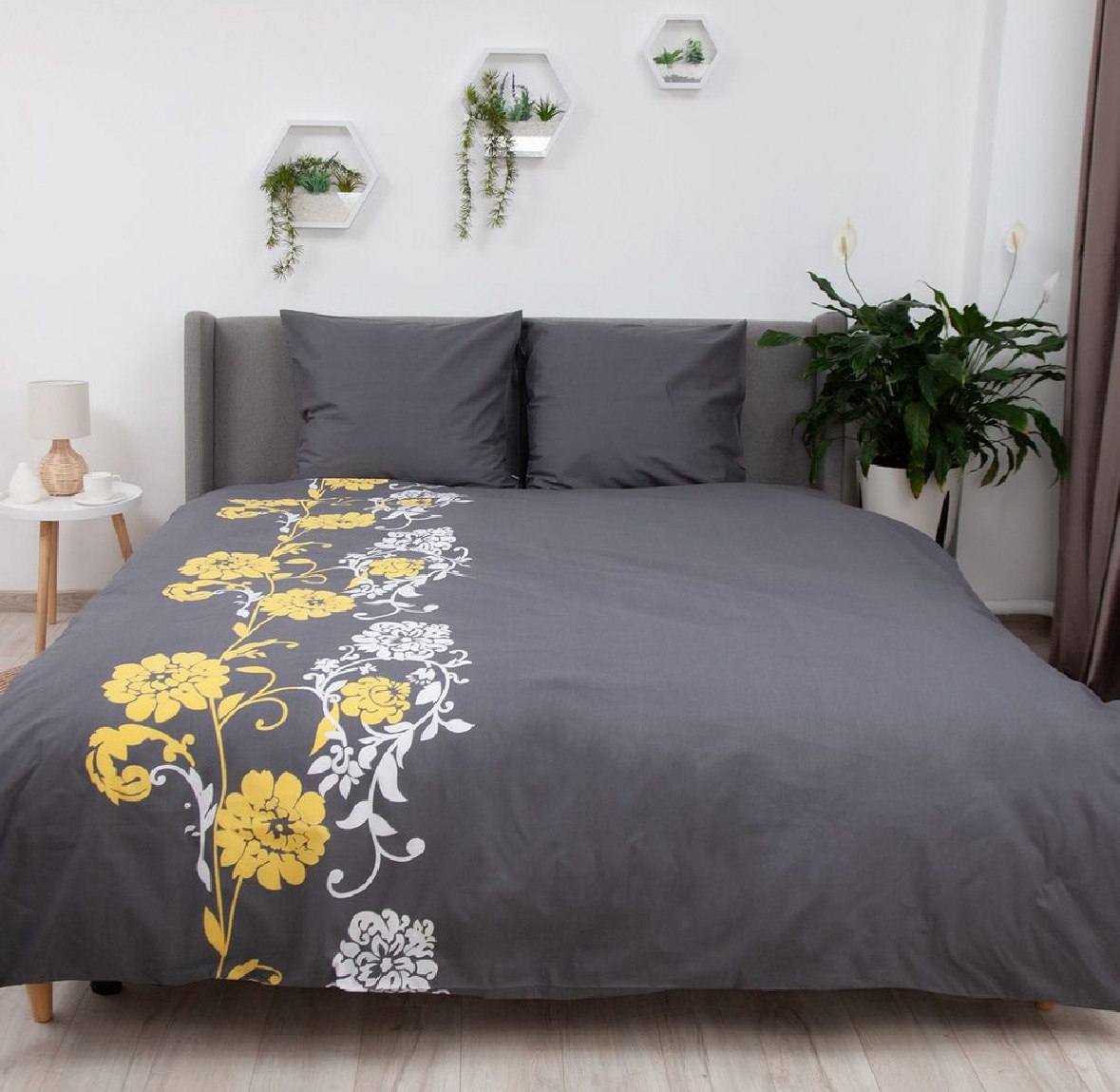 Комплект постільної білизни ТЕП "Soft dreams" Flora, 70x70 євро 