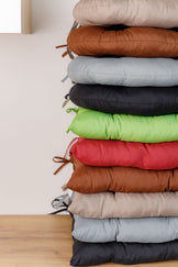 Подушка на стілець Фібра коричнева ПРОВАНС, 40х40см 029613