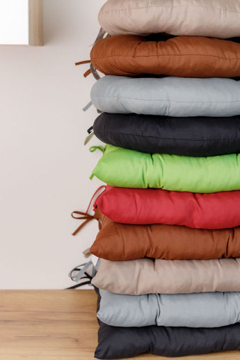 Подушка на стілець Фібра сіра ПРОВАНС, 40х40см 029605