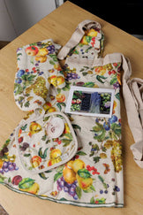 Подарунковий набір «Верона»: рукавиця, прихватка та фартух