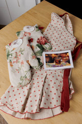 Подарунковий набір «Глорія»: 2 рукавиці та фартух