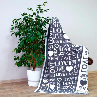 Плед в'язаний Big Love графiт ПРОВАНС, 130х170см 017338