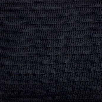 Плед в'язаний Cotton Чорний ПРОВАНС, 130х170см 021259