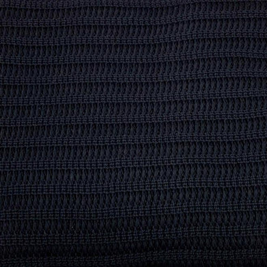 Плед в'язаний Cotton Чорний ПРОВАНС, 130х170см 021259