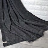 Плед MONO Black ПРОВАНС, 140х180см 014578