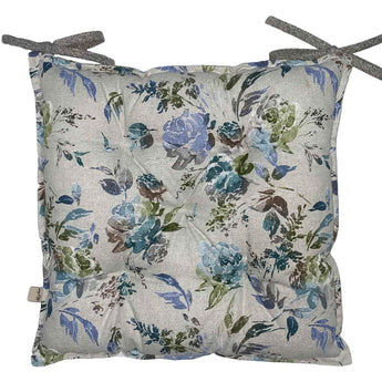 Подушка для стільця Троянда блакитна ПРОВАНС, 40х40см 016898