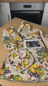 Подарунковий набір «Верона»: рукавиця, прихватка та фартух