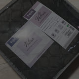 Покривало ТЕП "VELOUR" 240х260 см сірий/ромб круглий