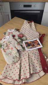 Подарунковий набір «Глорія»: 2 рукавиці та фартух