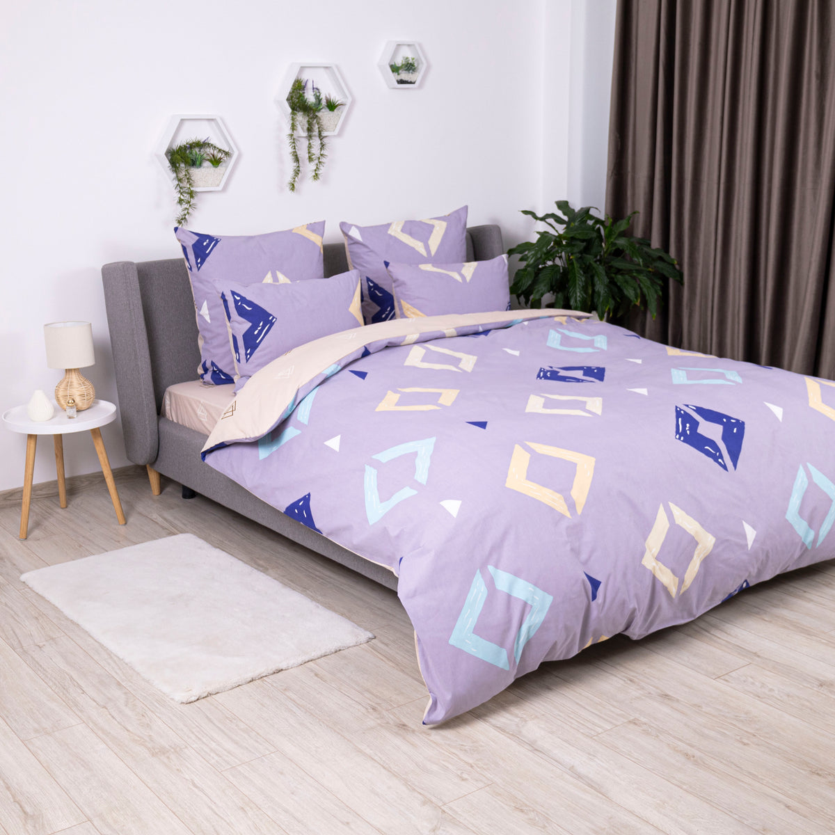Комплект постільної білизни ТЕП "Soft dreams" Rhombus, 70x70 сімейний