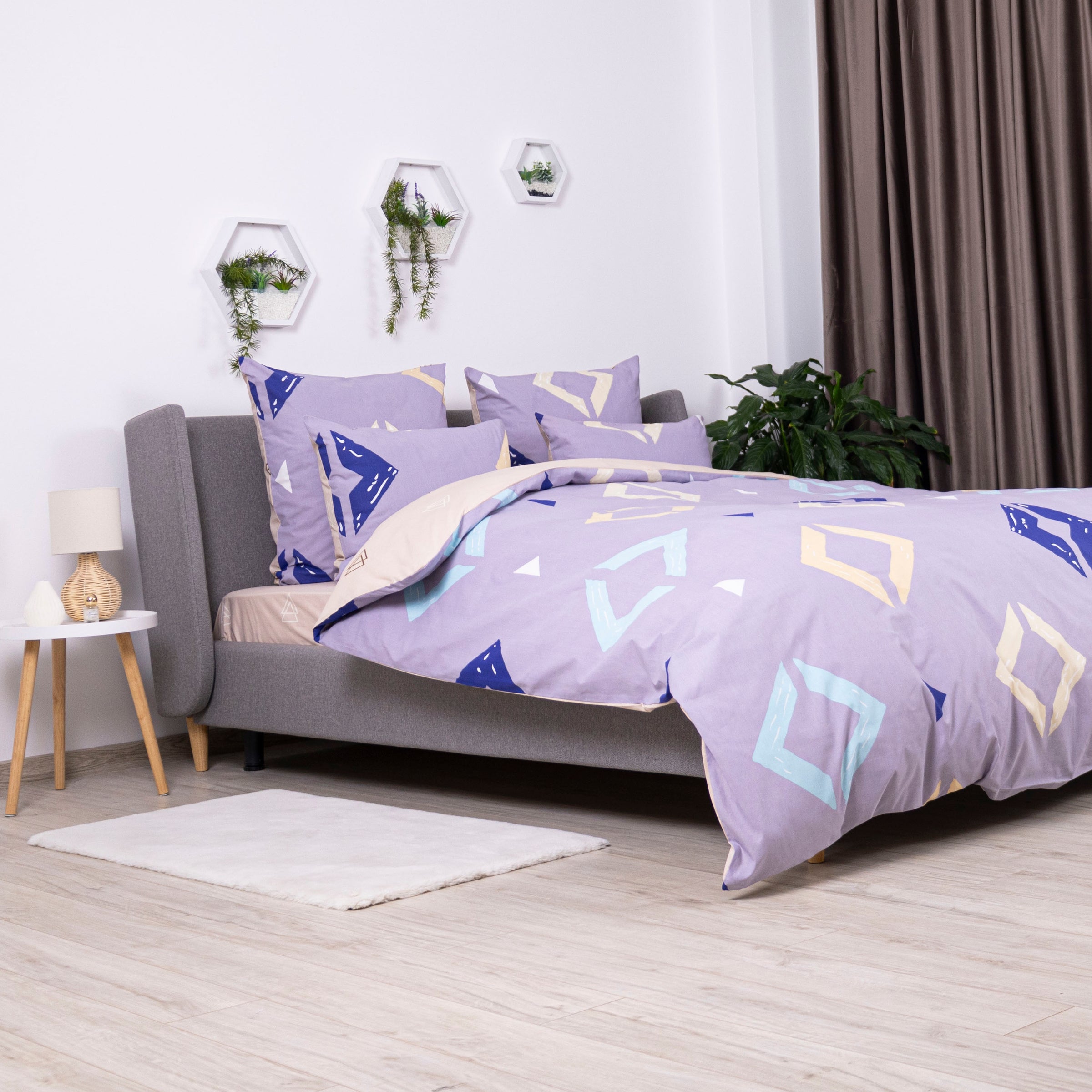 Комплект постільної білизни ТЕП "Soft dreams" Rhombus, 70x70 полуторний