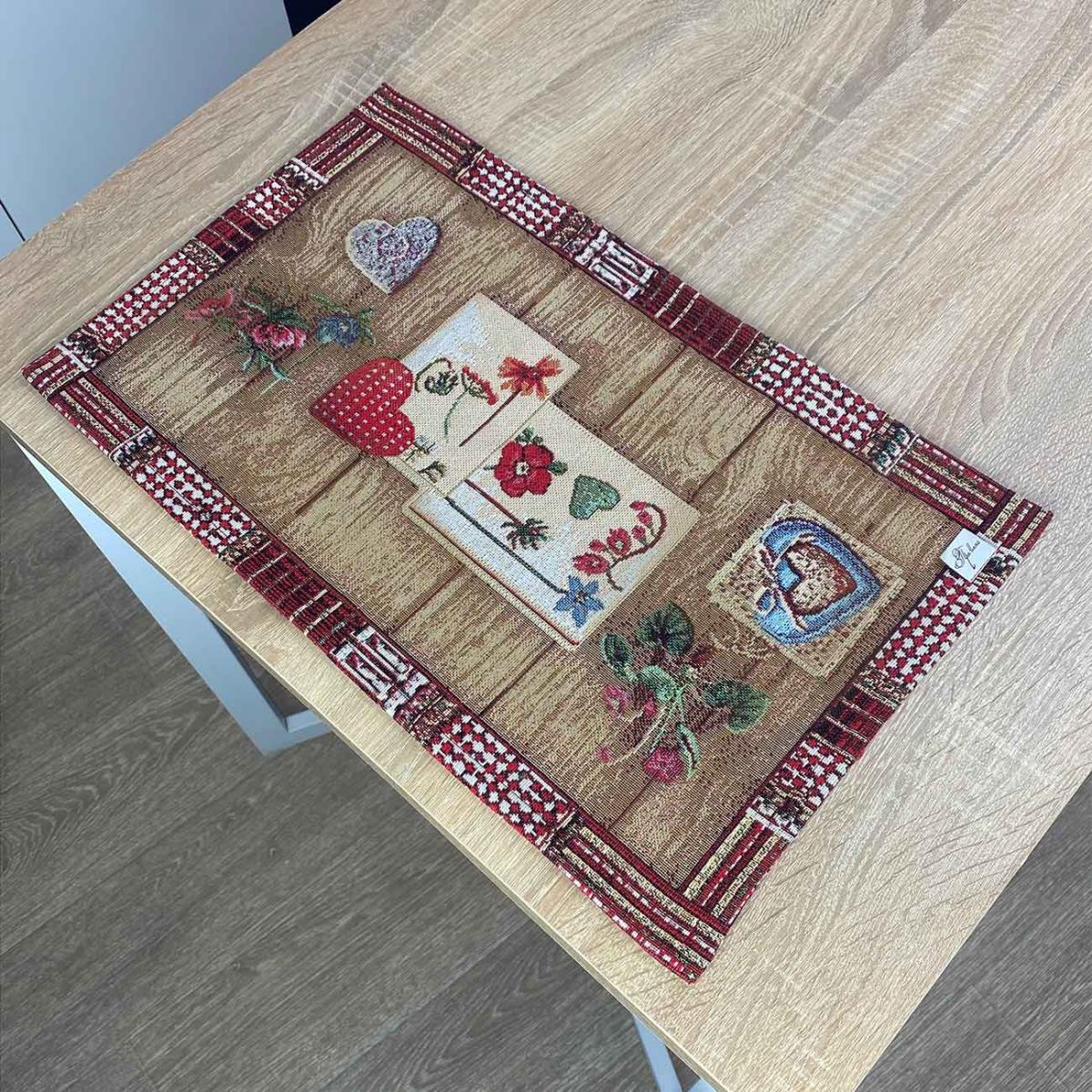 Гобеленова серветка Wooden Прованс, 30х50 см