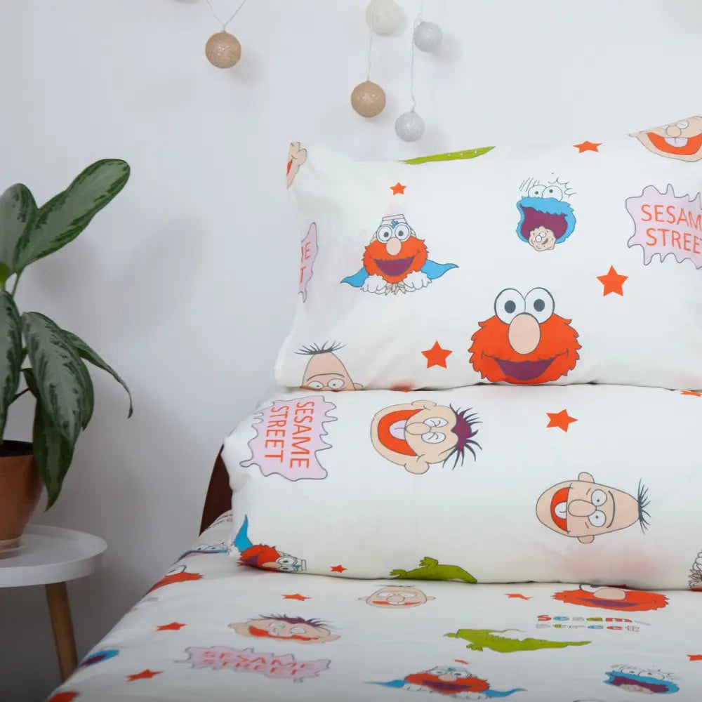 Комплект постільної білизни ТЕП "Soft dreams" Сезам Стріт, 50x70 підлітковий 