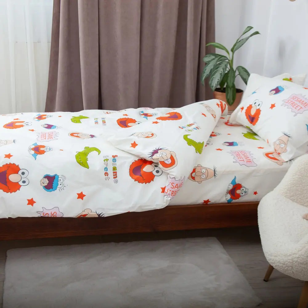 Комплект постільної білизни ТЕП "Soft dreams" Сезам Стріт, 50x70 підлітковий 