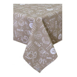 Скатертина Breakfast beige Прованс, 136х180 см