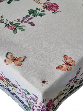 Гобеленова скатертина на стiл Лавандове поле ПРОВАНС, 135х350см 034315