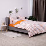 Комплект постільної білизни ТЕП "Happy Sleep" TERRACOTTA Check, 50x70 полуторний 