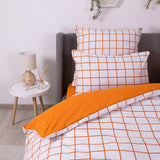 Комплект постільної білизни ТЕП "Happy Sleep" TERRACOTTA Check, 50x70 сімейний 