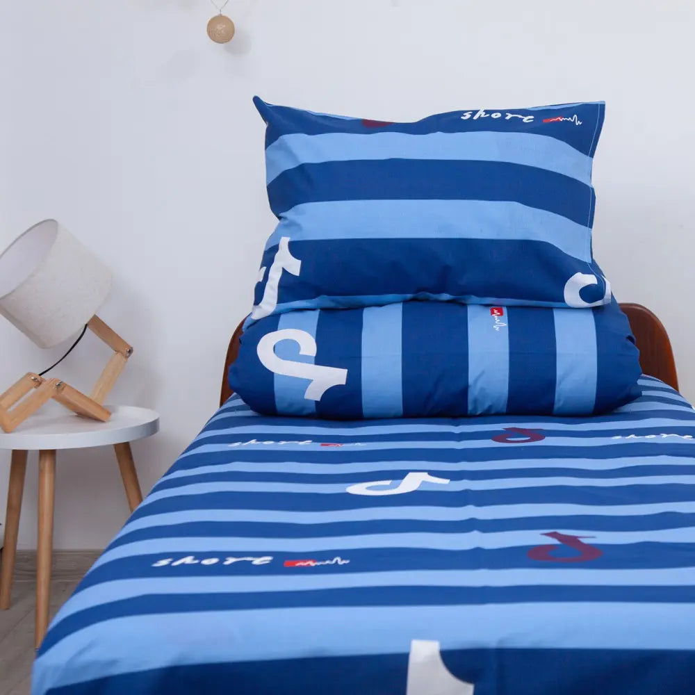 Комплект постільної білизни ТЕП "Soft dreams" Тренди (синій), 50x70 підлітковий 