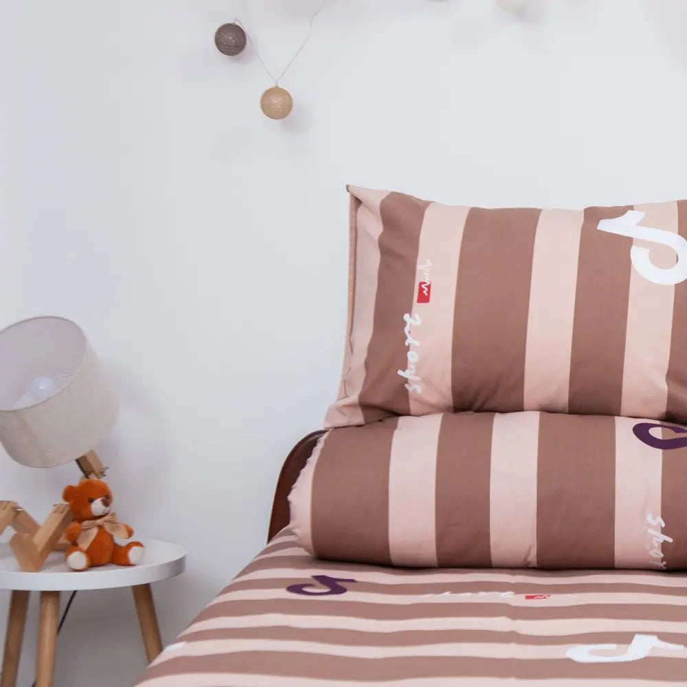 Комплект постільної білизни ТЕП "Soft dreams" Тренди (коричневий), 50x70 підлітковий 