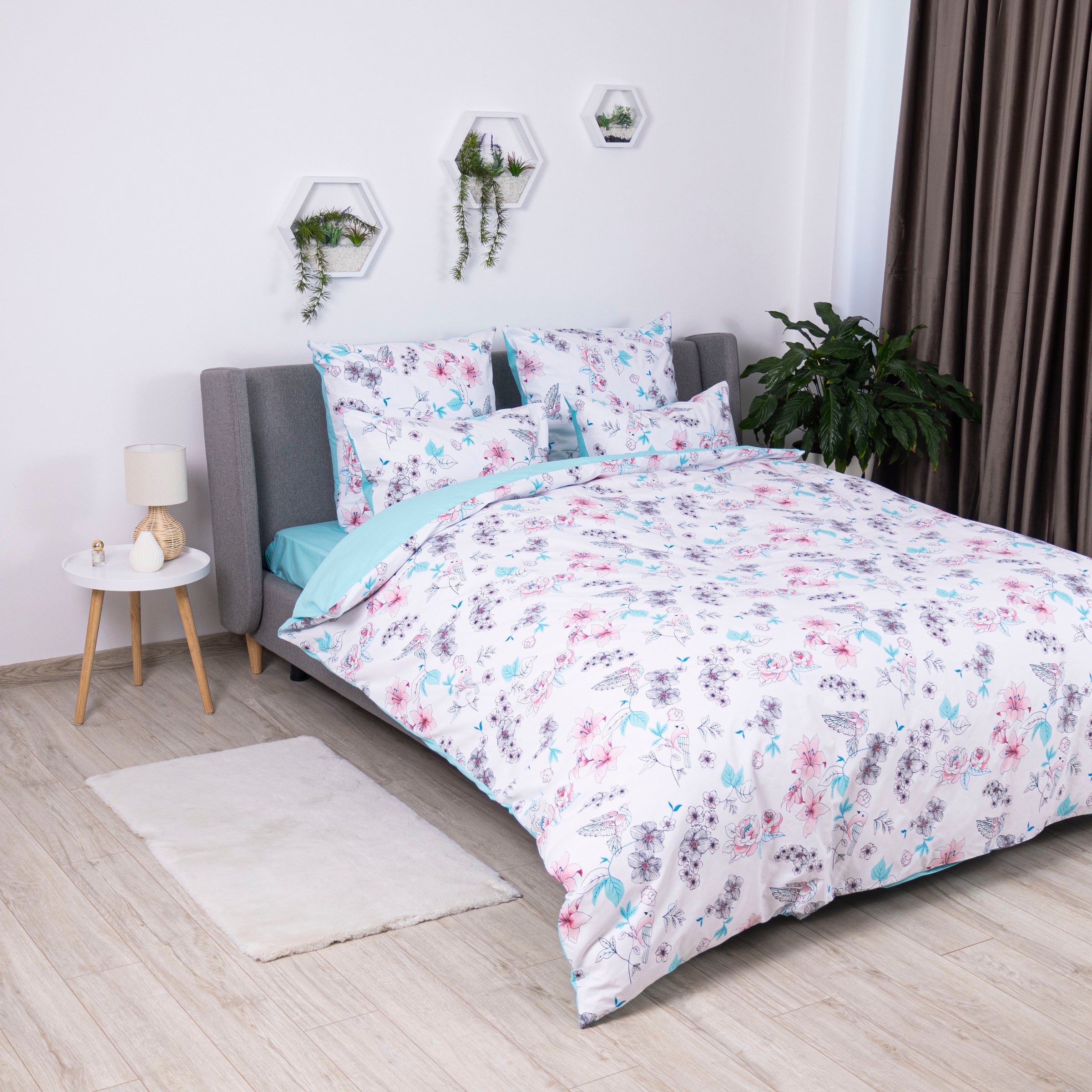 Комплект постільної білизни ТЕП "Happy Sleep" Весняний бриз, 50x70 євро 