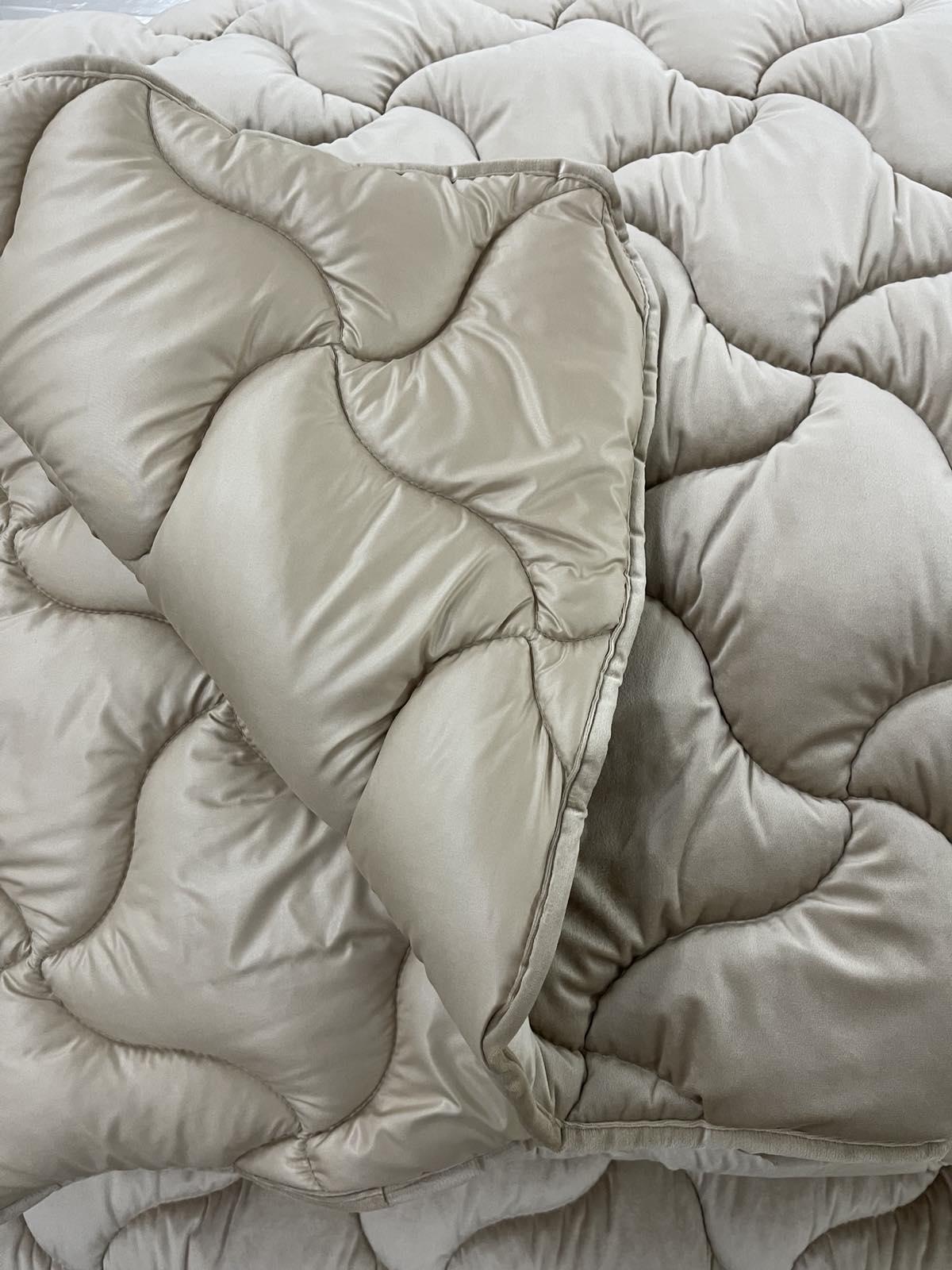 Ковдра ТЕП "VELOUR" Золотий беж, 180x210