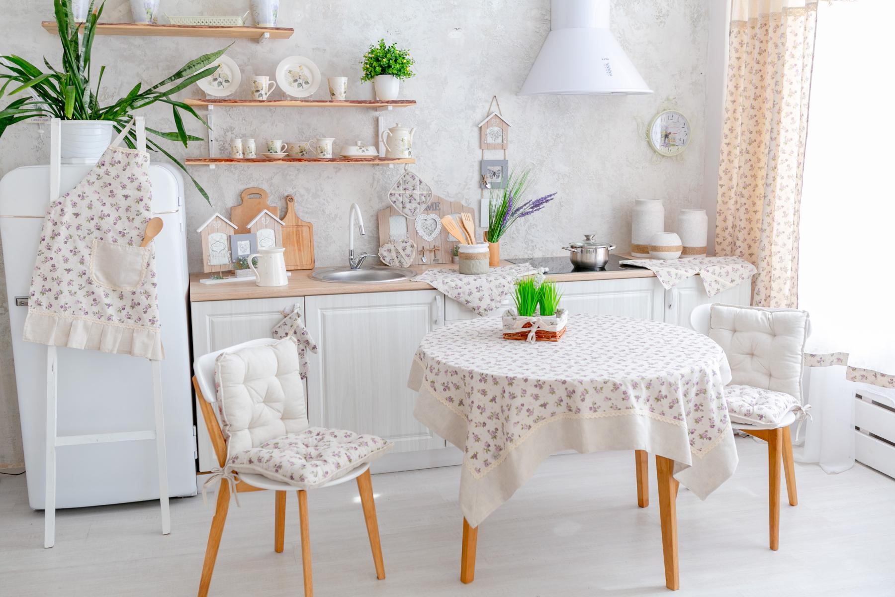 Скатертина на святковий стіл Lilac Rose Прованс, 140х180 см