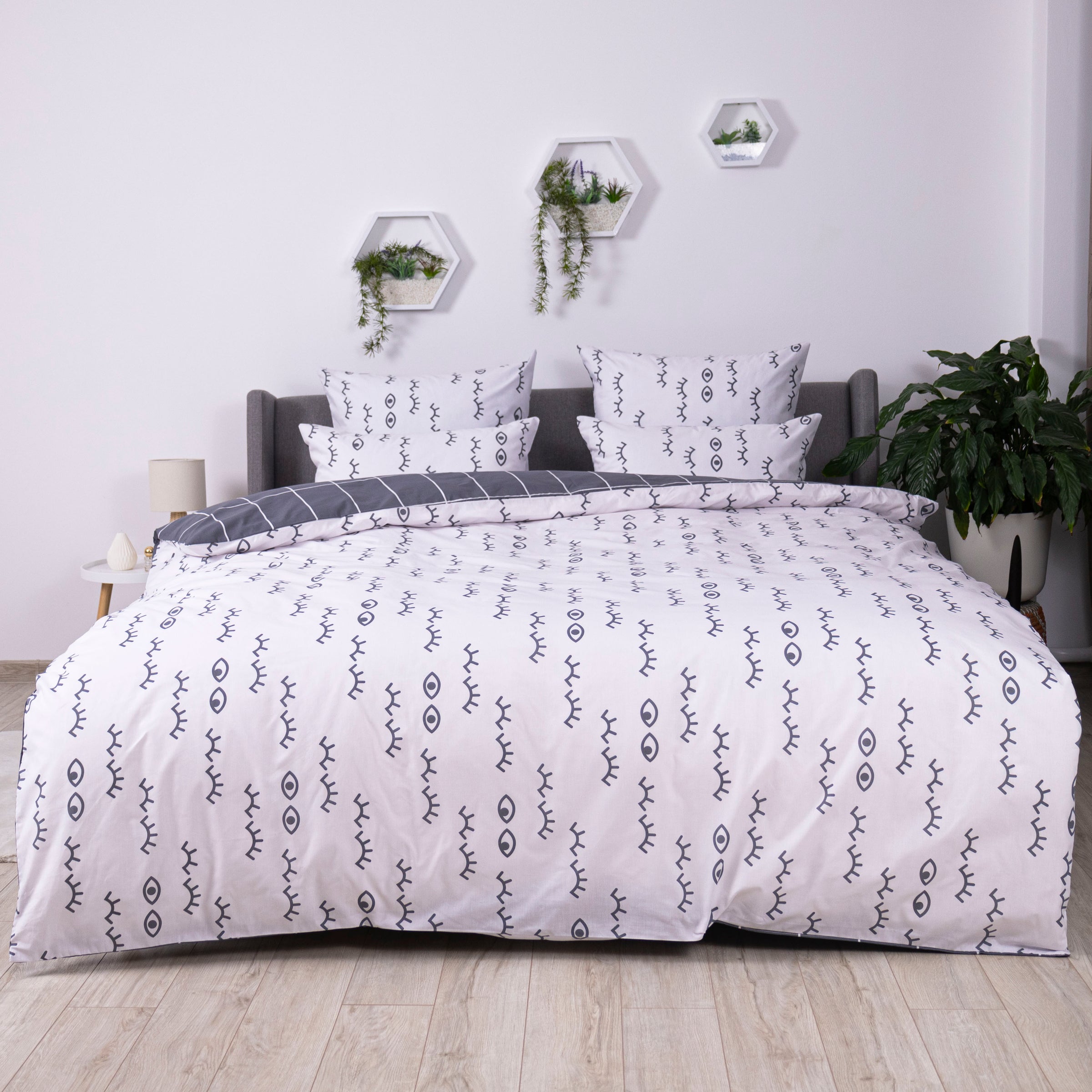 Комплект постільної білизни ТЕП "Soft dreams" White Look, 70x70 полуторний