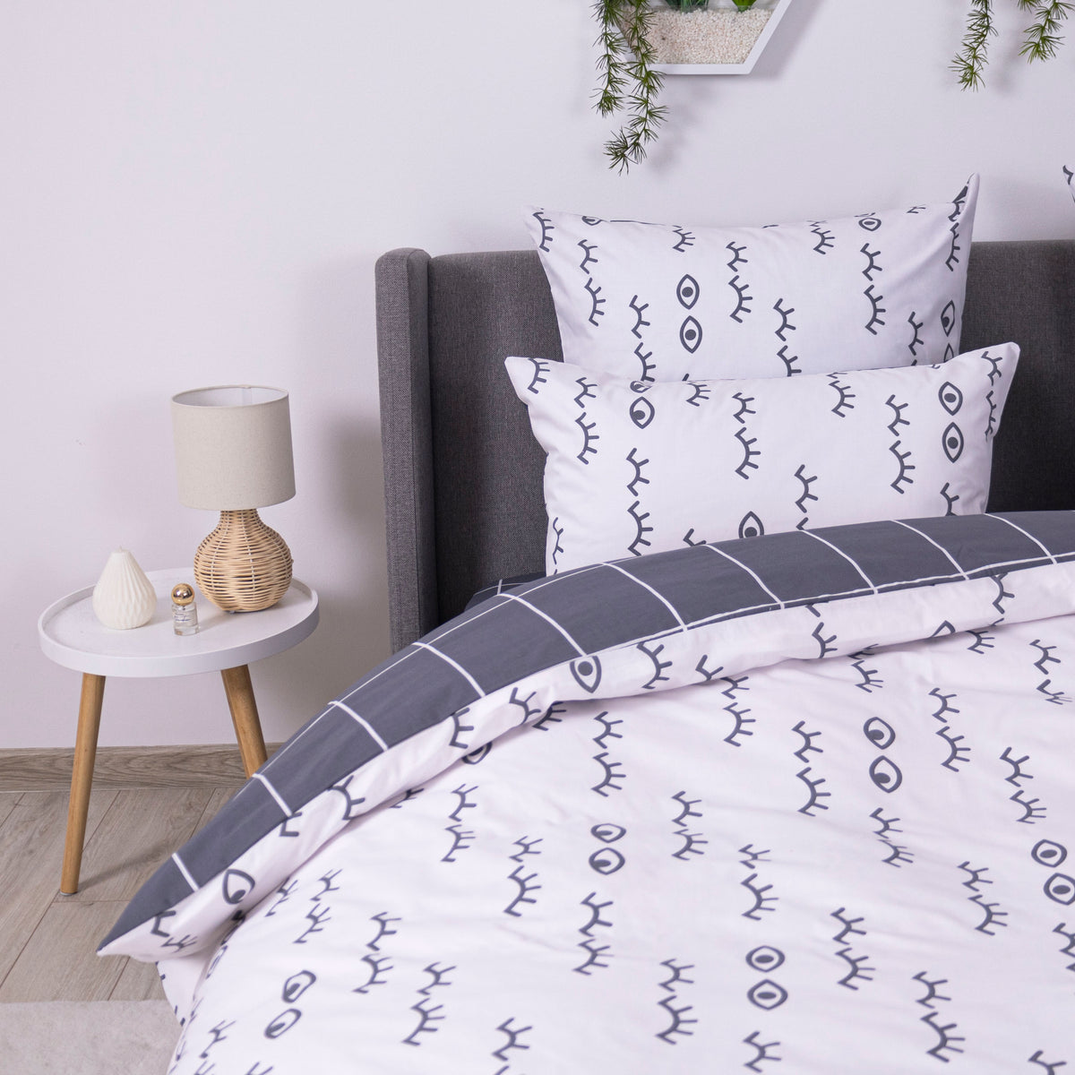 Комплект постільної білизни ТЕП "Soft dreams" White Look, 70x70 євро 