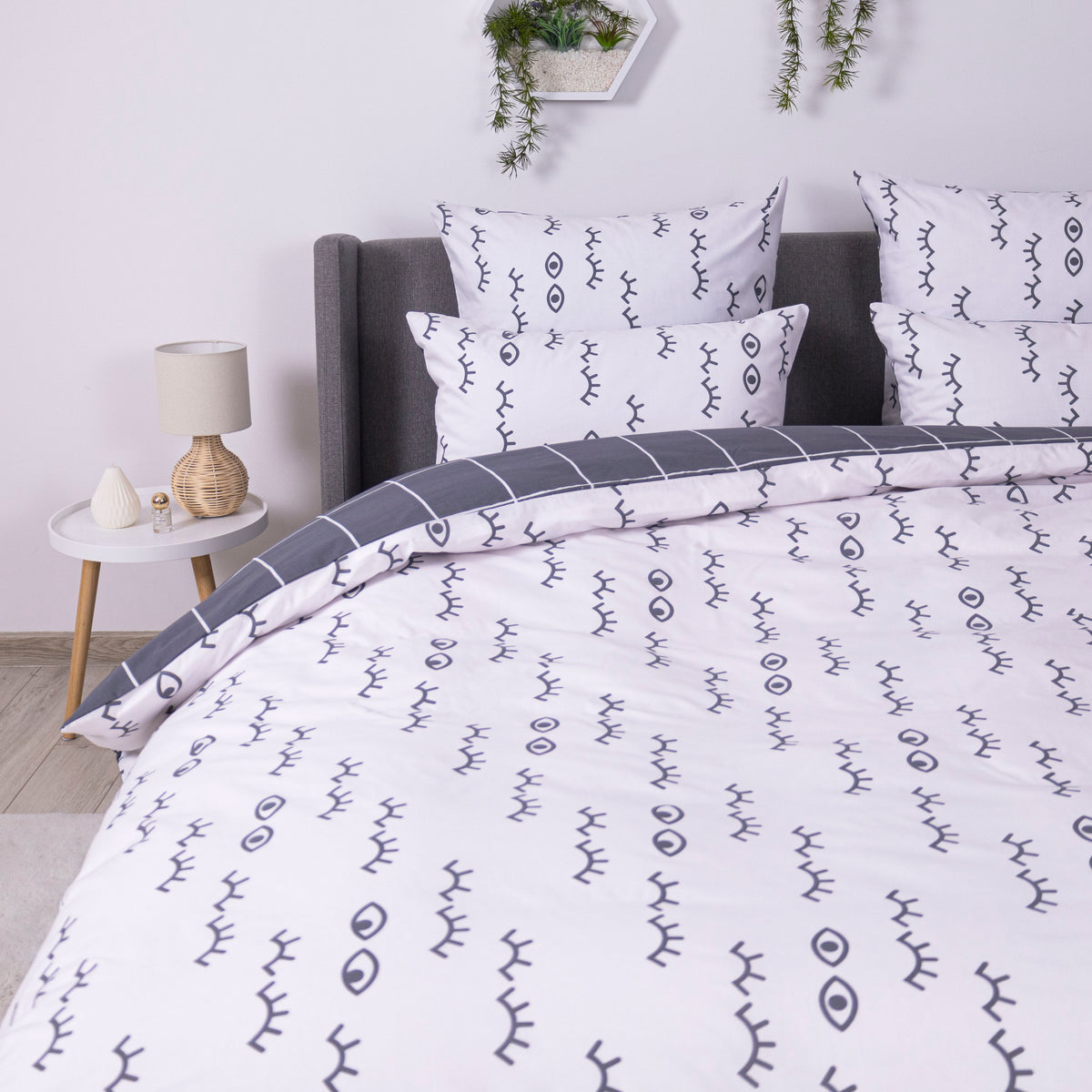 Комплект постільної білизни ТЕП "Soft dreams" White Look, 70x70 євро 