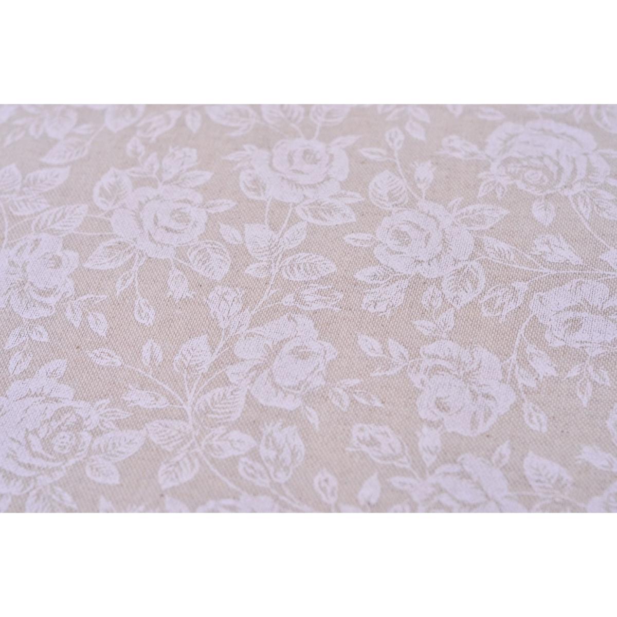 Святкова скатертина White Rose Прованс, 140х140 см