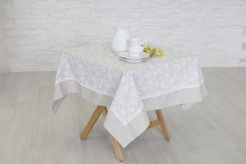 Святкова скатертина Прованс White Rose ПРОВАНС, 140х140см 003792