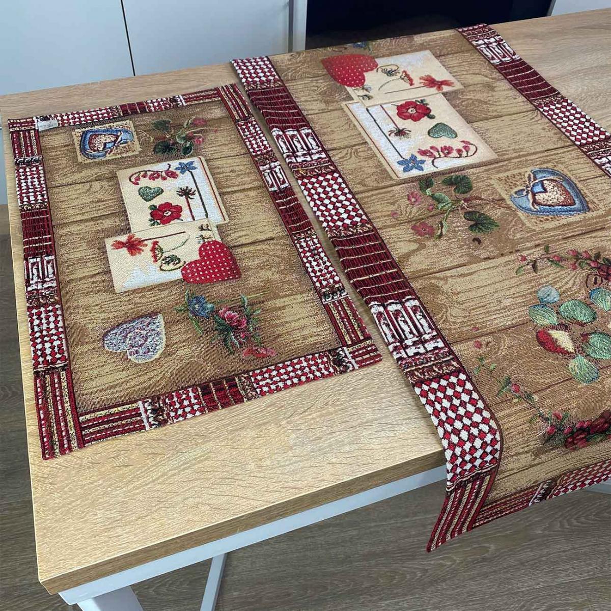 Гобеленова серветка Wooden Прованс, 30х50 см