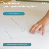 Водонепроникне простирадло "WATERPROOF" 90*200 см (Р.S.) 