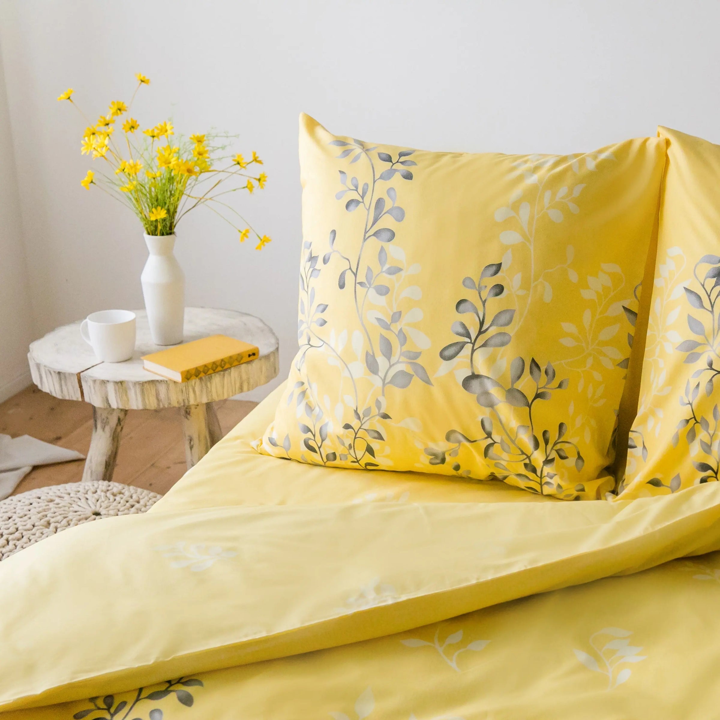 Комплект постільної білизни "Everyday collection" євро Black and Yellow 