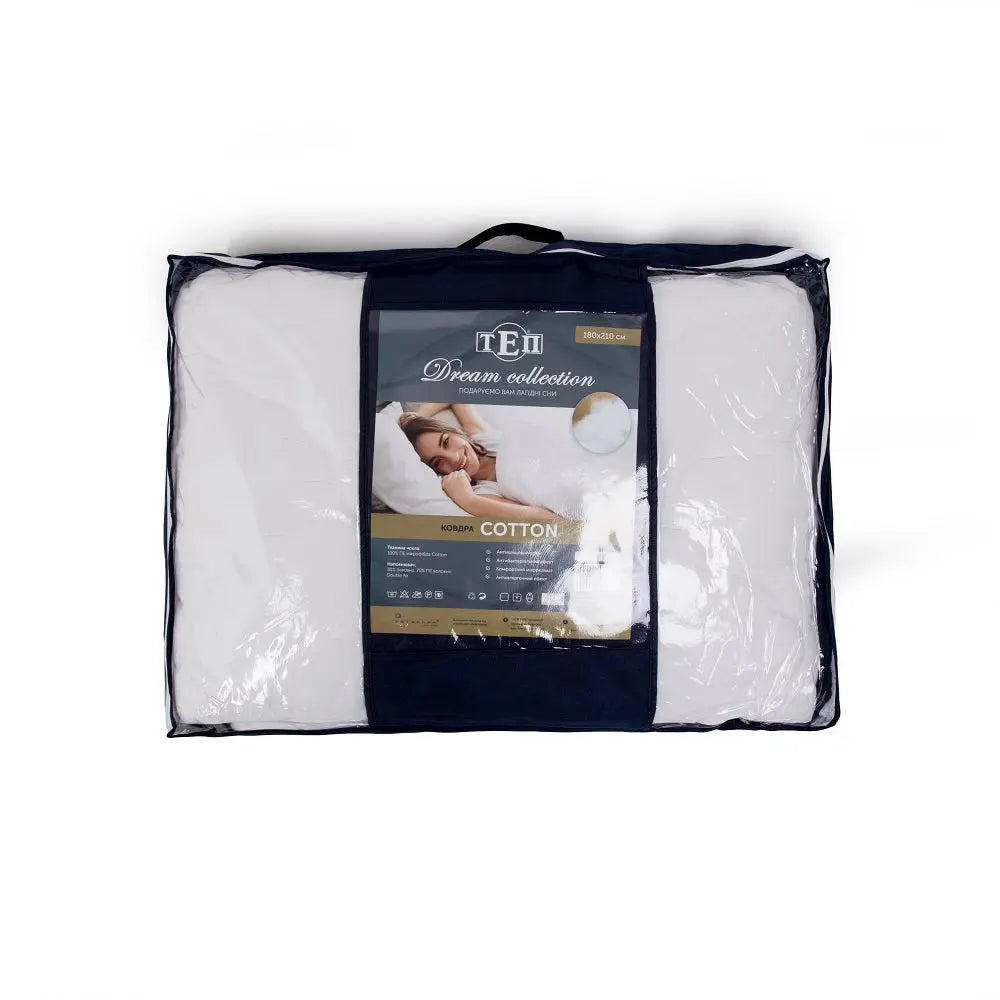 Ковдра "DREAM COLLECTION" COTTON 200*210 см 