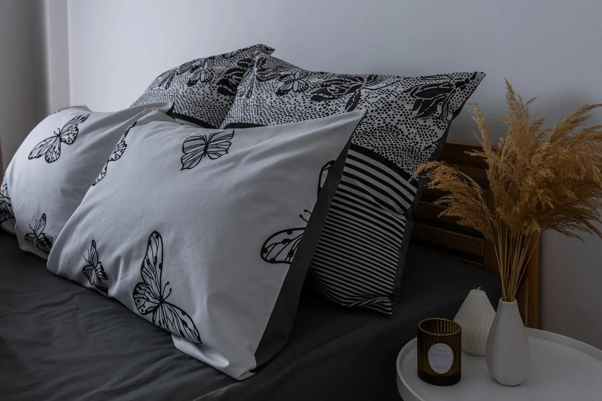 Комплект постільної білизни ТЕП "Soft dreams" Black Butterfly, 70x70 полуторний 